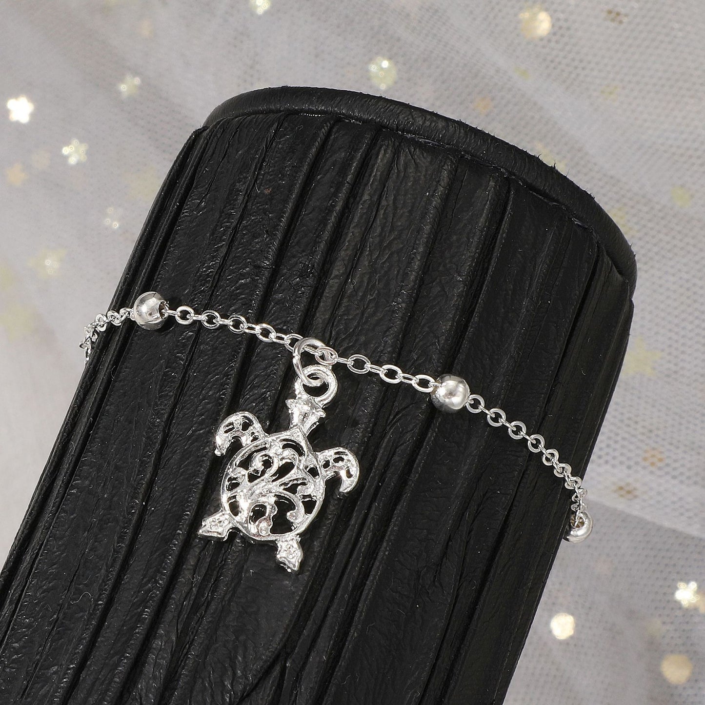 Beach Small Turtle Anklet