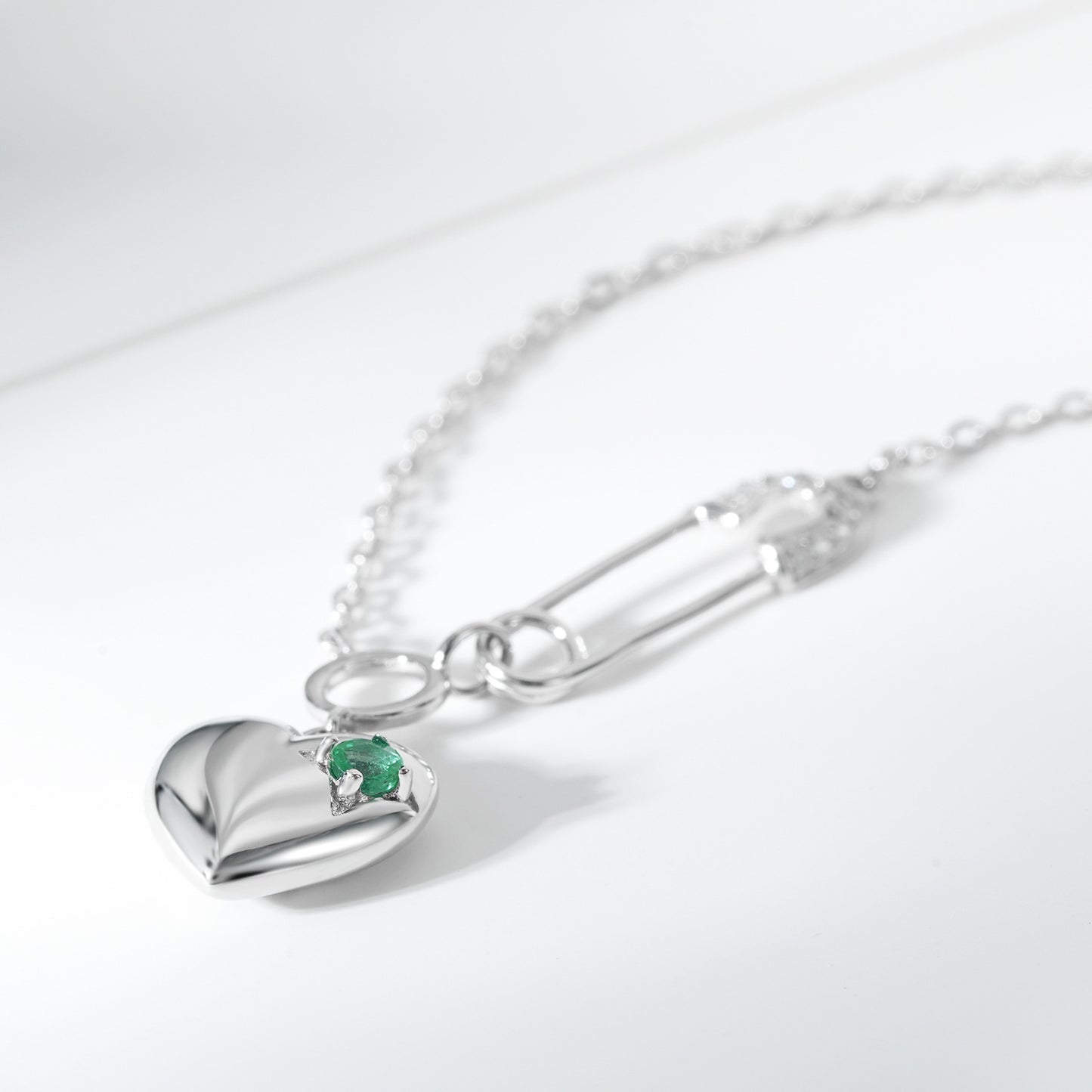 Emerald Heart Pendant