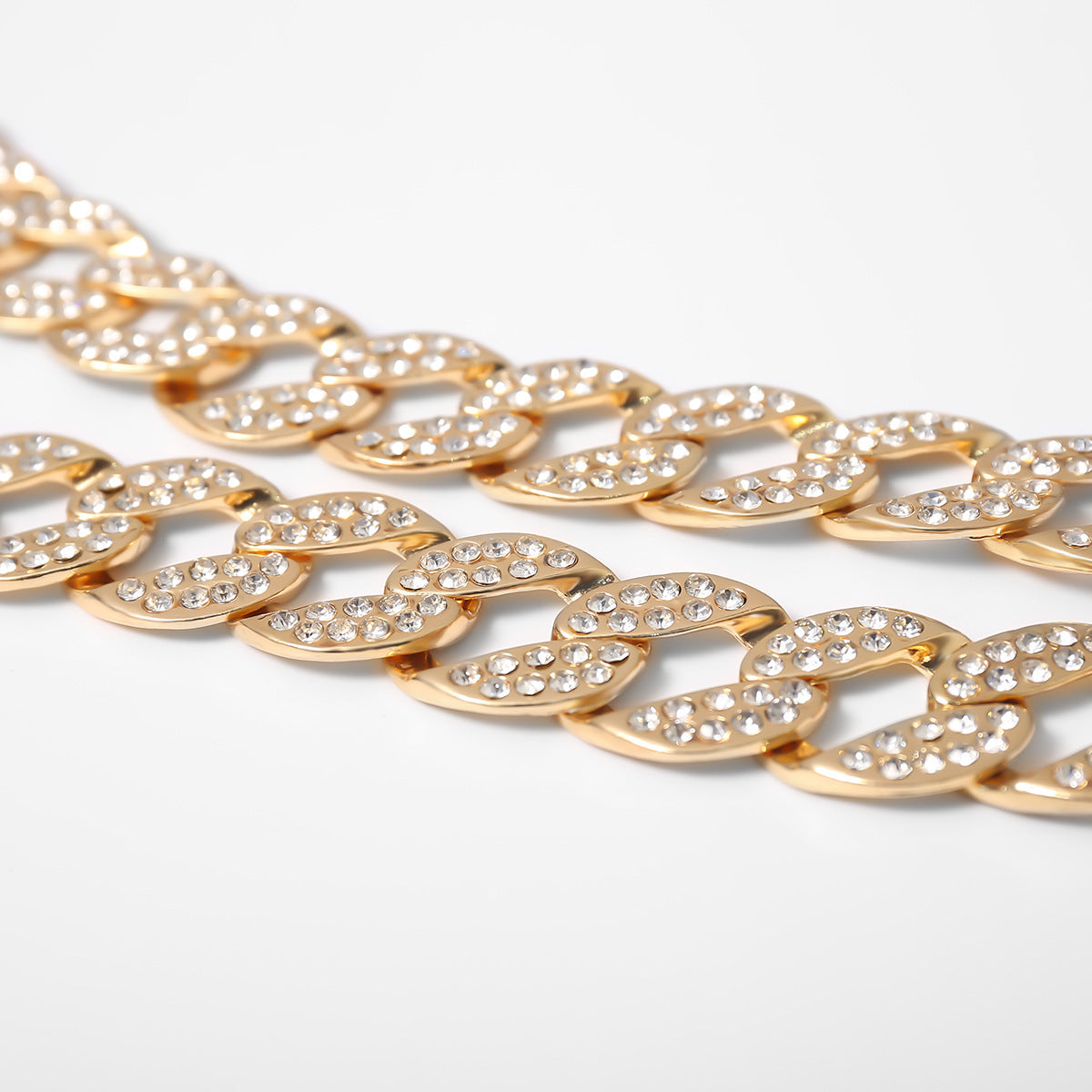 Generous Geometry Zircon Waist Chain