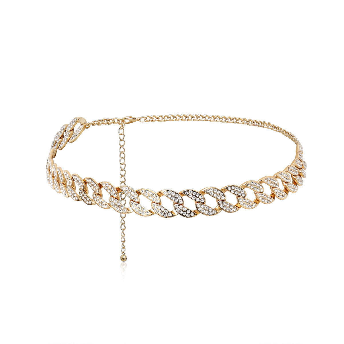 Generous Geometry Zircon Waist Chain