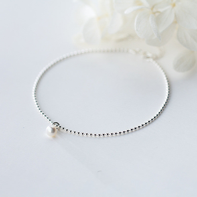 Anklet Light Bead Pearl Anklet