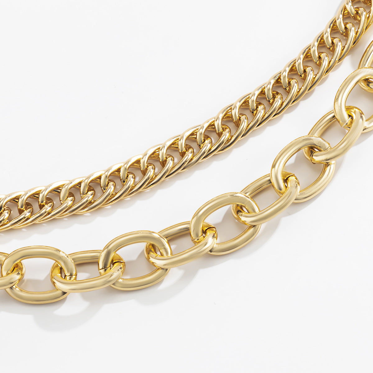 Metal Cross Chain Set Waist Chain