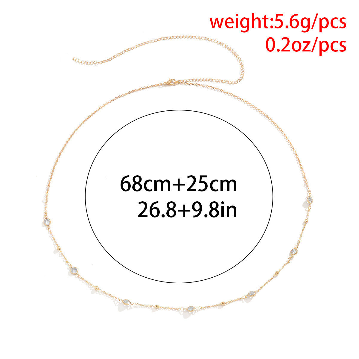 Pentagram Waist Chain