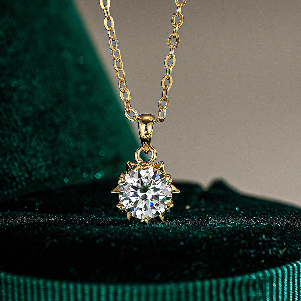 Pendant Moissanite Necklace