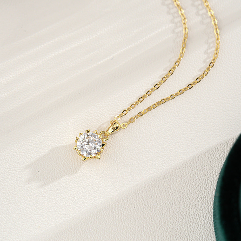 Pendant Moissanite Necklace