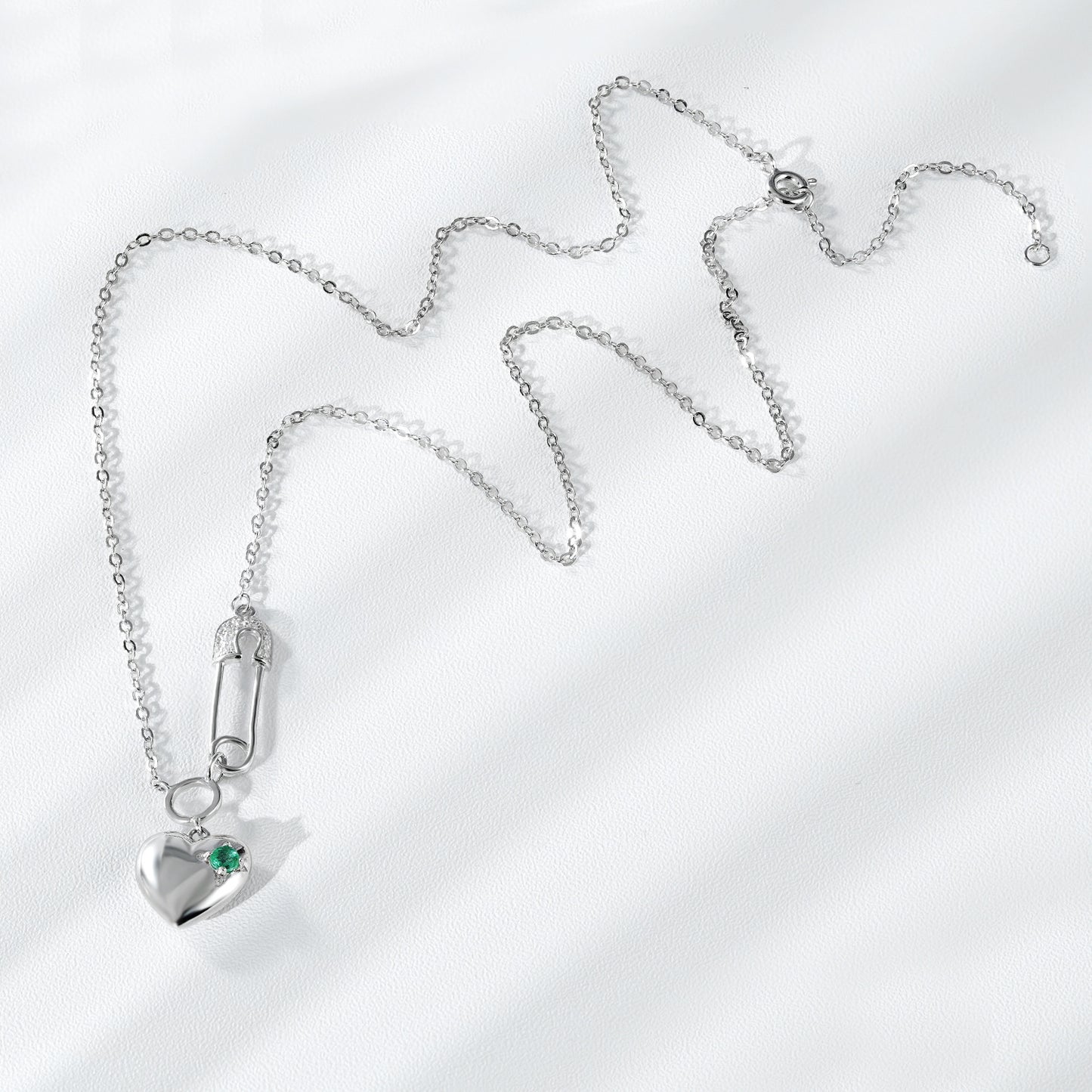 Emerald Heart Pendant