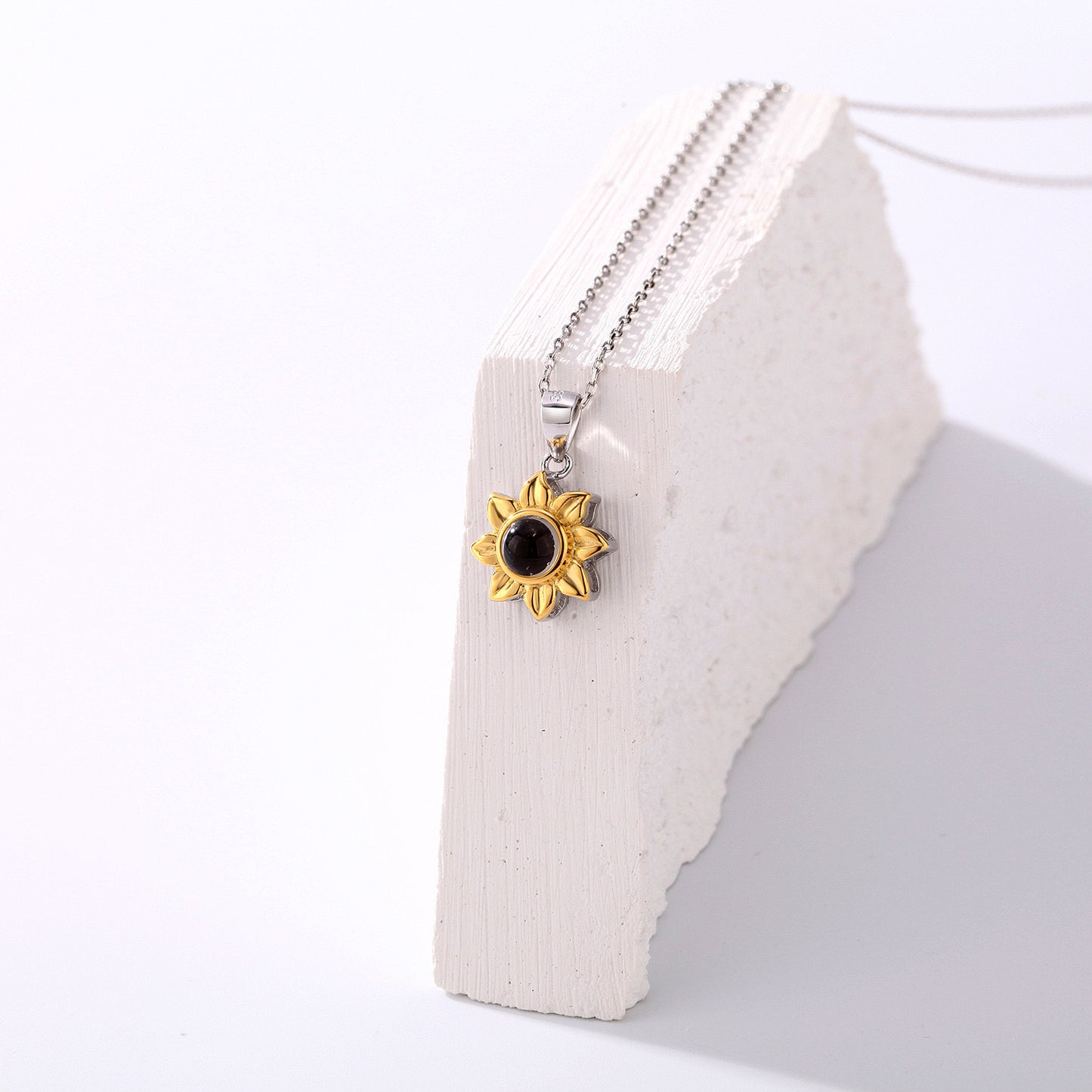 Sunflower Projection Necklace