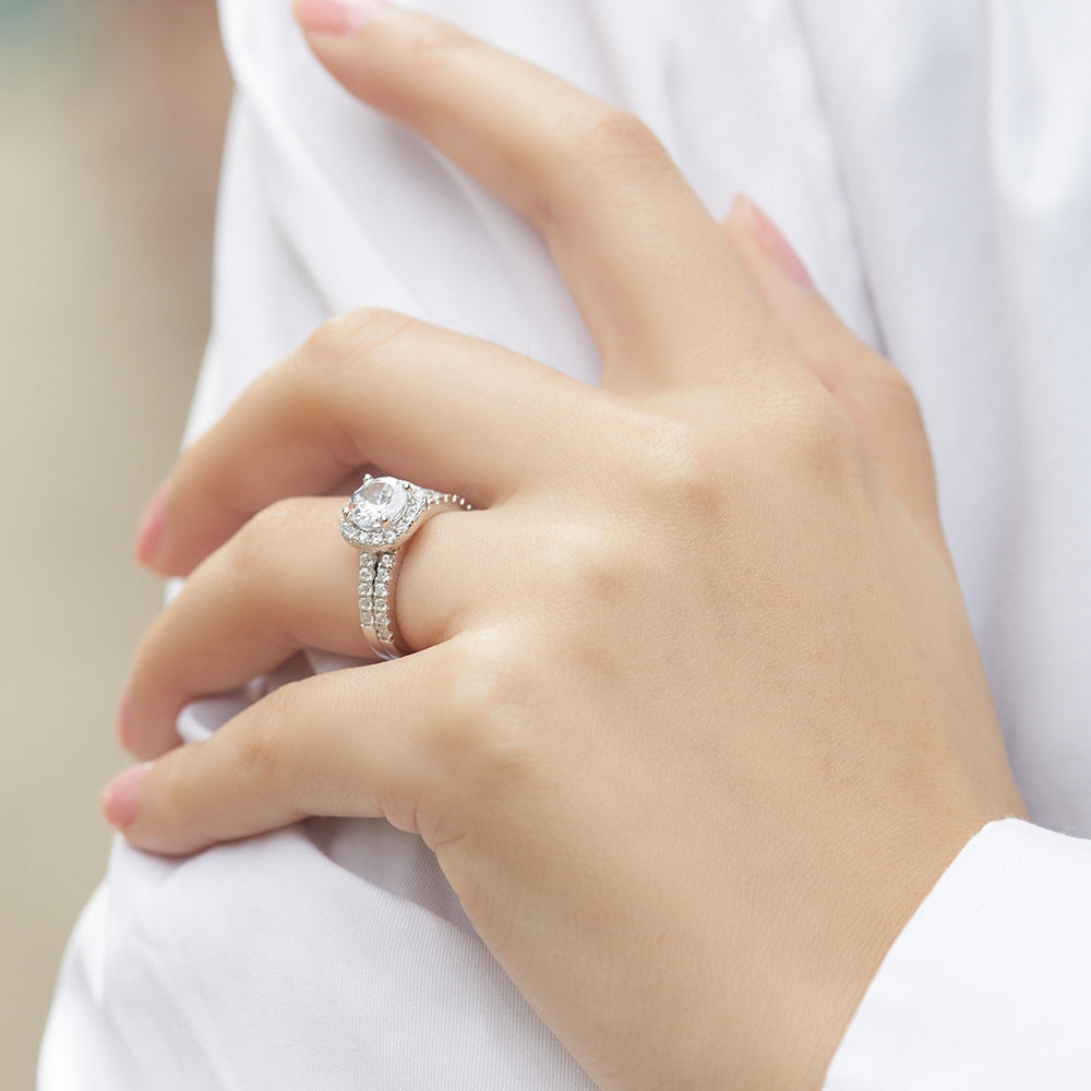 Silver Niche Stacked Ring
