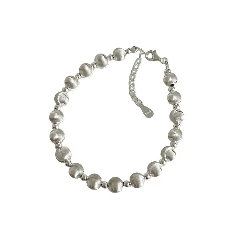 Brushed Cat Eye Bead Bracelet