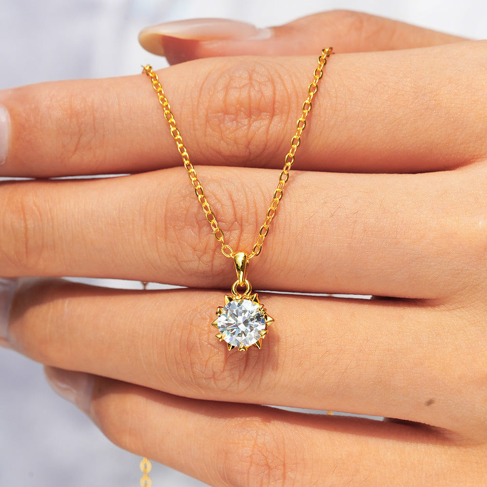 Pendant Moissanite Necklace