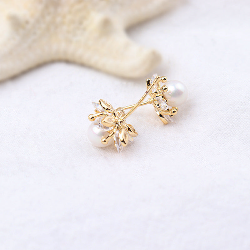 Freshwater Pearl Lubinghua Earrings