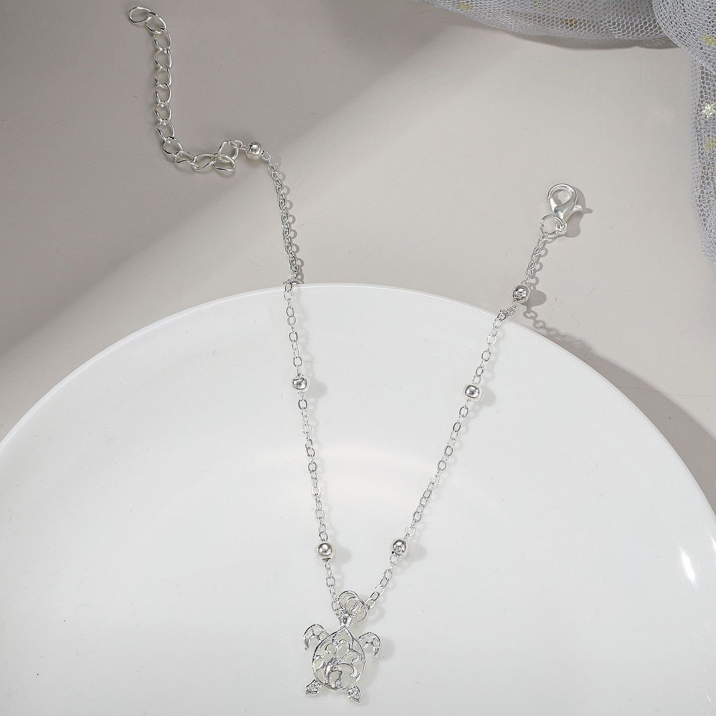 Beach Small Turtle Anklet