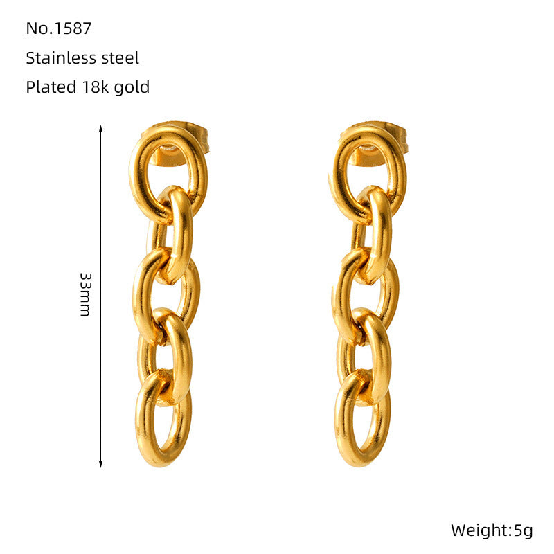 Titanium Steel Earrings