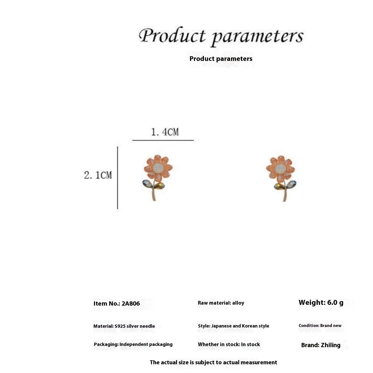 Crystal Petal Earrings