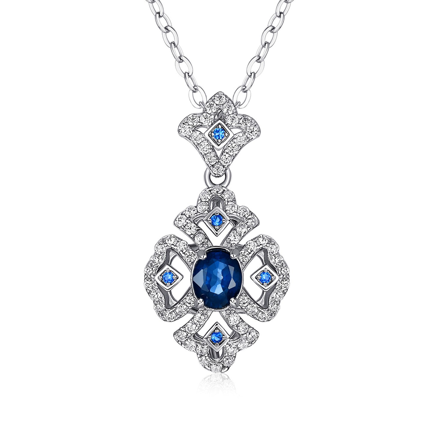 Versatile Natural Sapphire Pendant