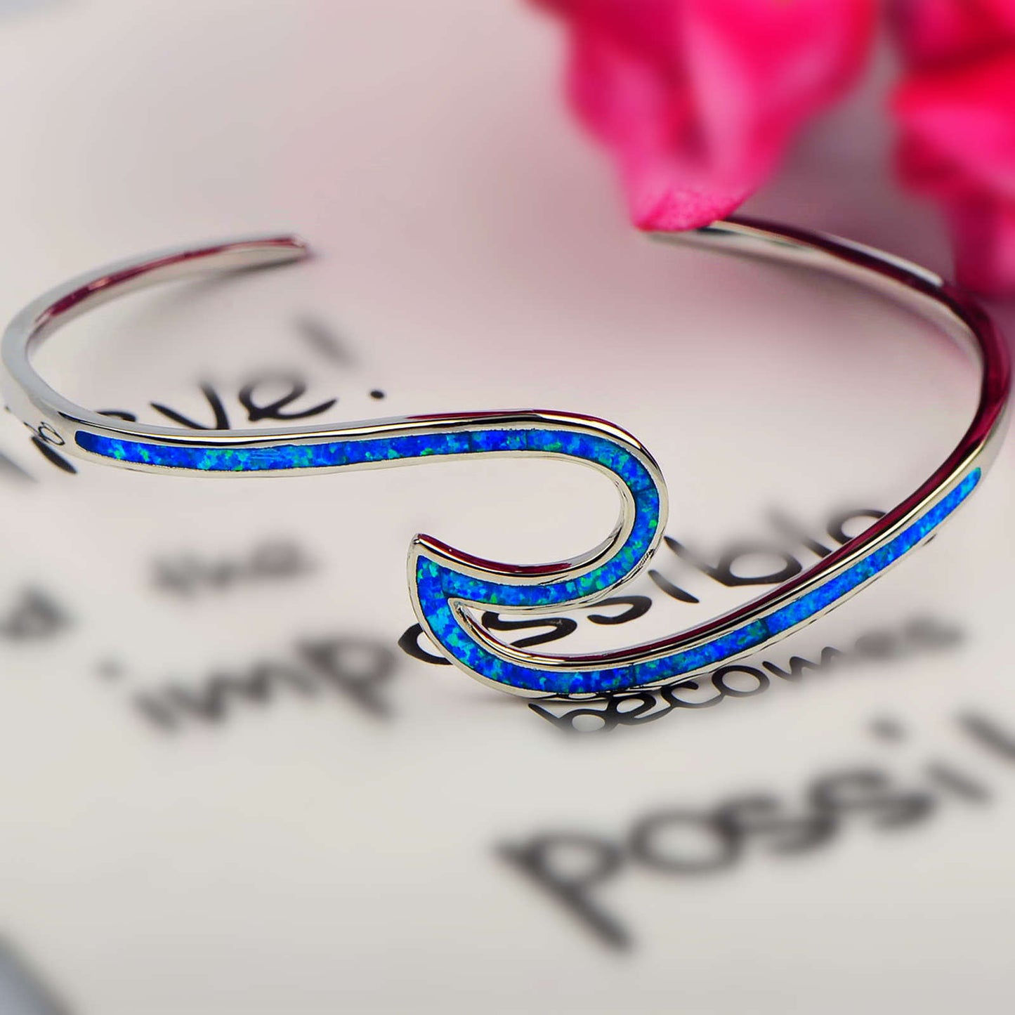 Opal Hawaiian Style Surfing Water Ripple Bracelet
