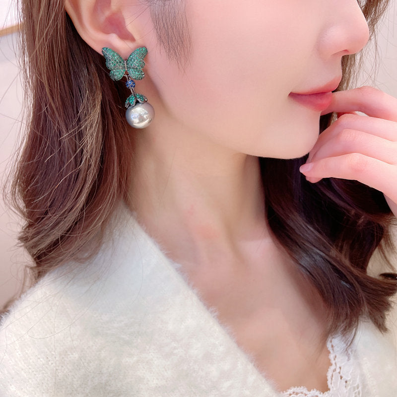 French Vintage Exaggerated Earrings