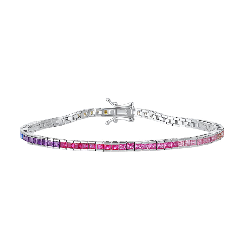 Hip Hop Color Zirconium Bracelet