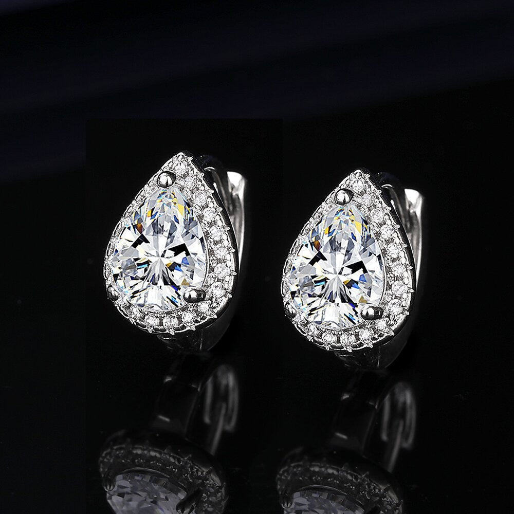 Round Frosty Style Earrings