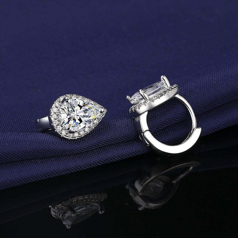 Round Frosty Style Earrings