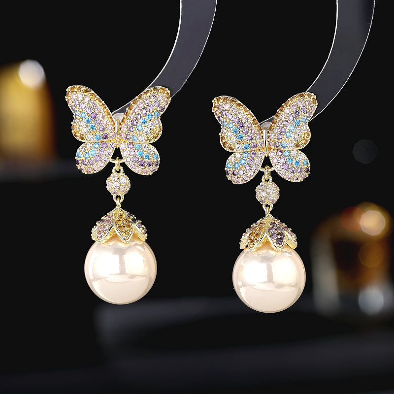 French Vintage Exaggerated Earrings