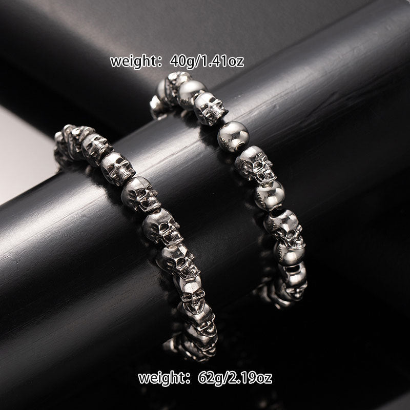 Retro Punk Skull Bracelet
