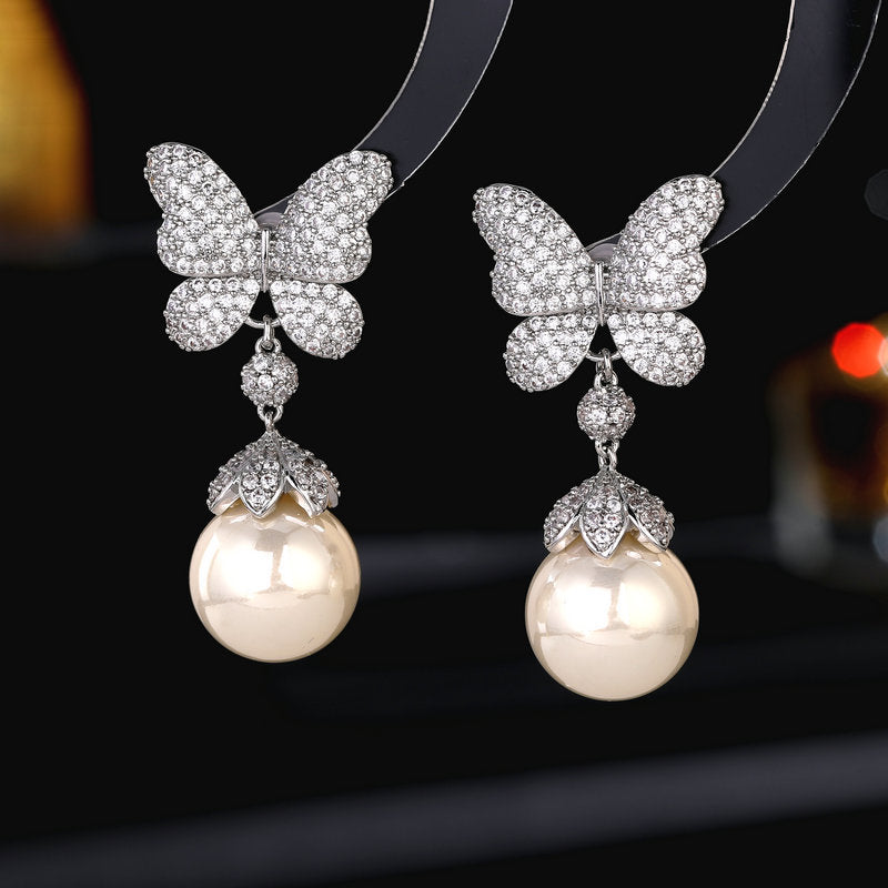 French Vintage Exaggerated Earrings