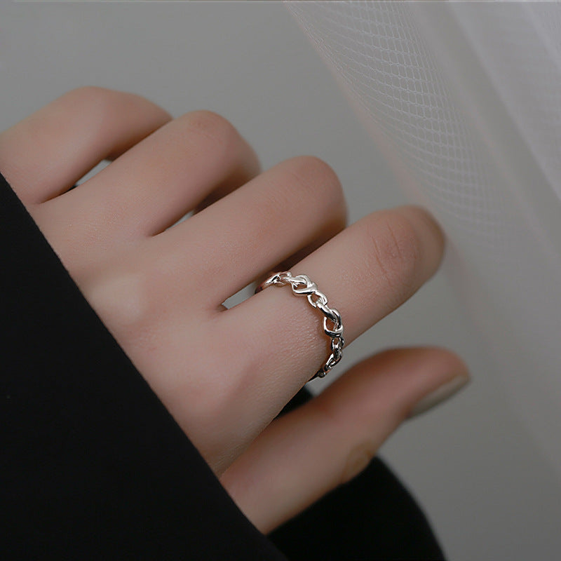 Light Luxury Heart-shaped Ring