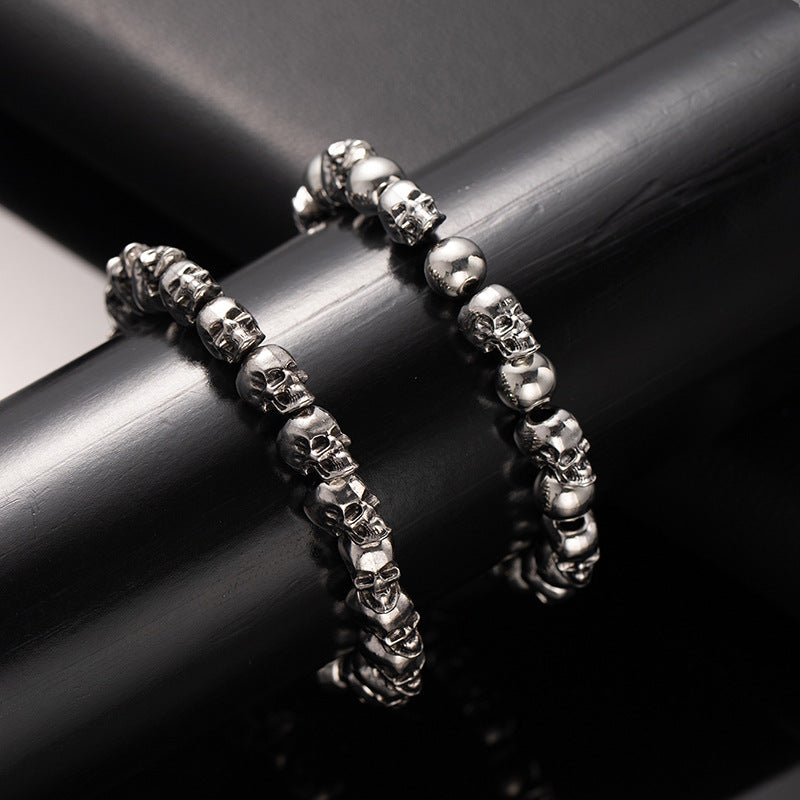 Retro Punk Skull Bracelet