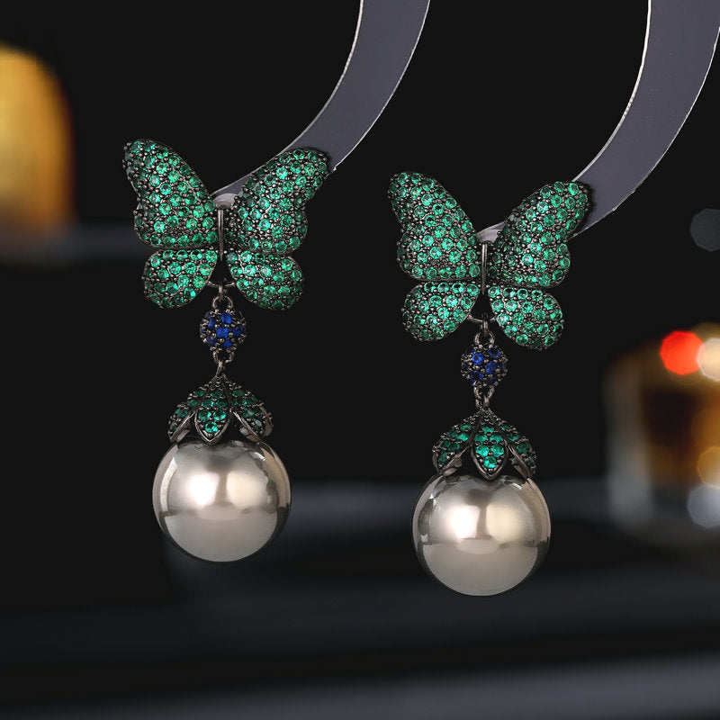 French Vintage Exaggerated Earrings
