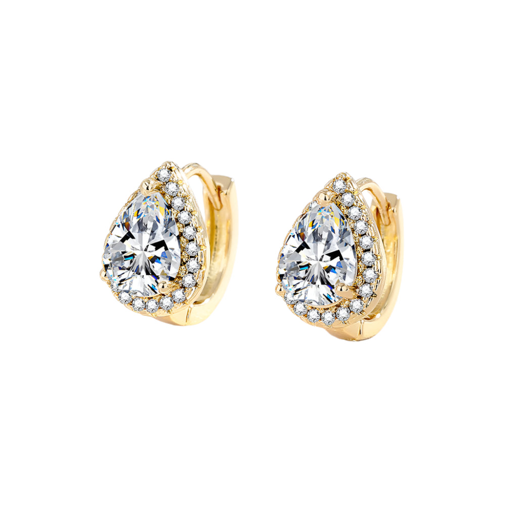 Round Frosty Style Earrings