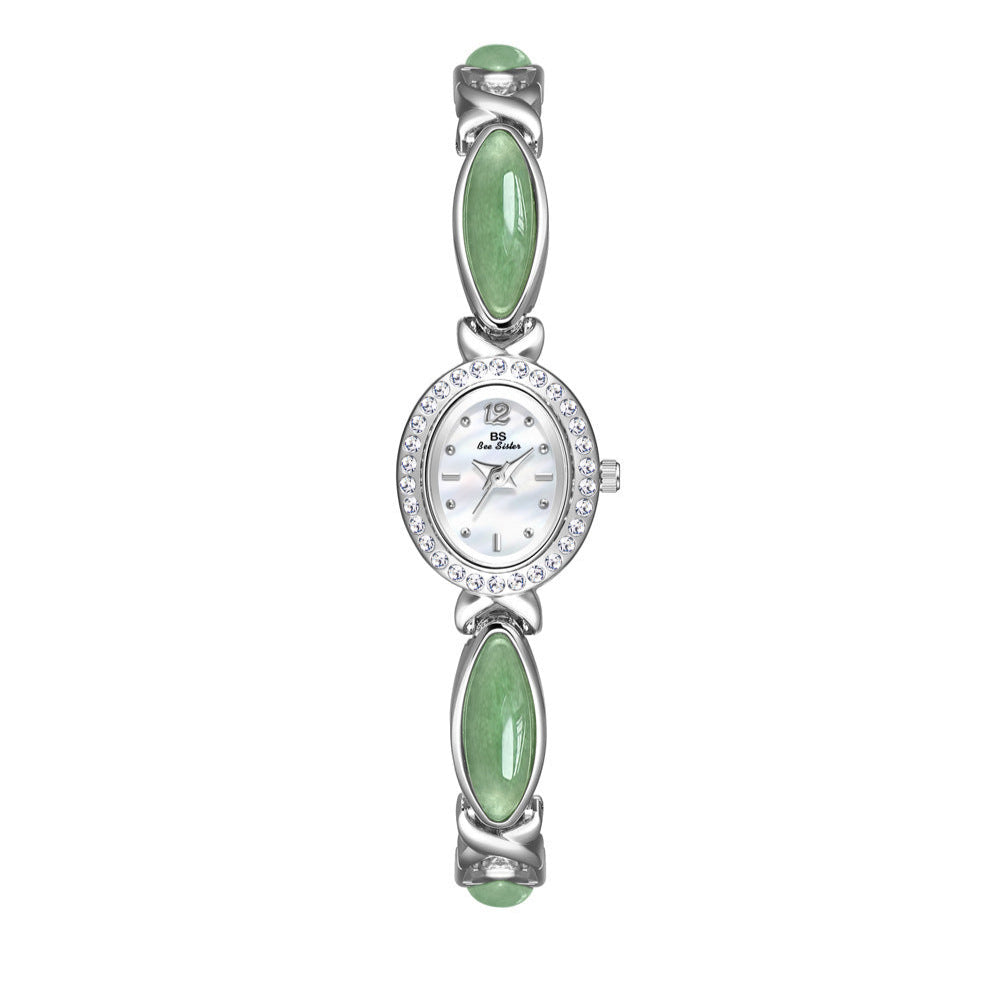 Dongling Stone Hetian Jade Chain Watch