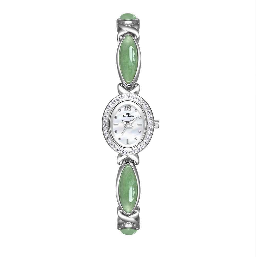 Dongling Stone Hetian Jade Chain Watch