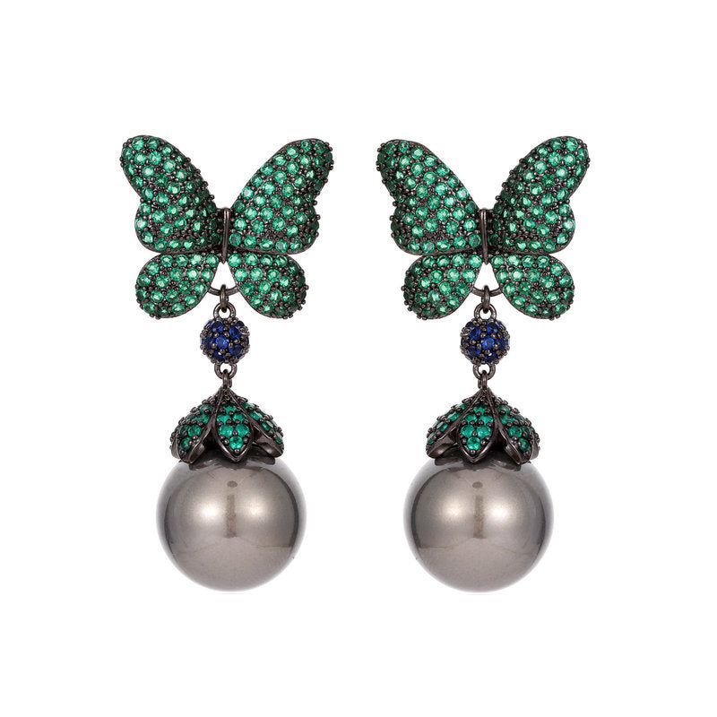 French Vintage Exaggerated Earrings