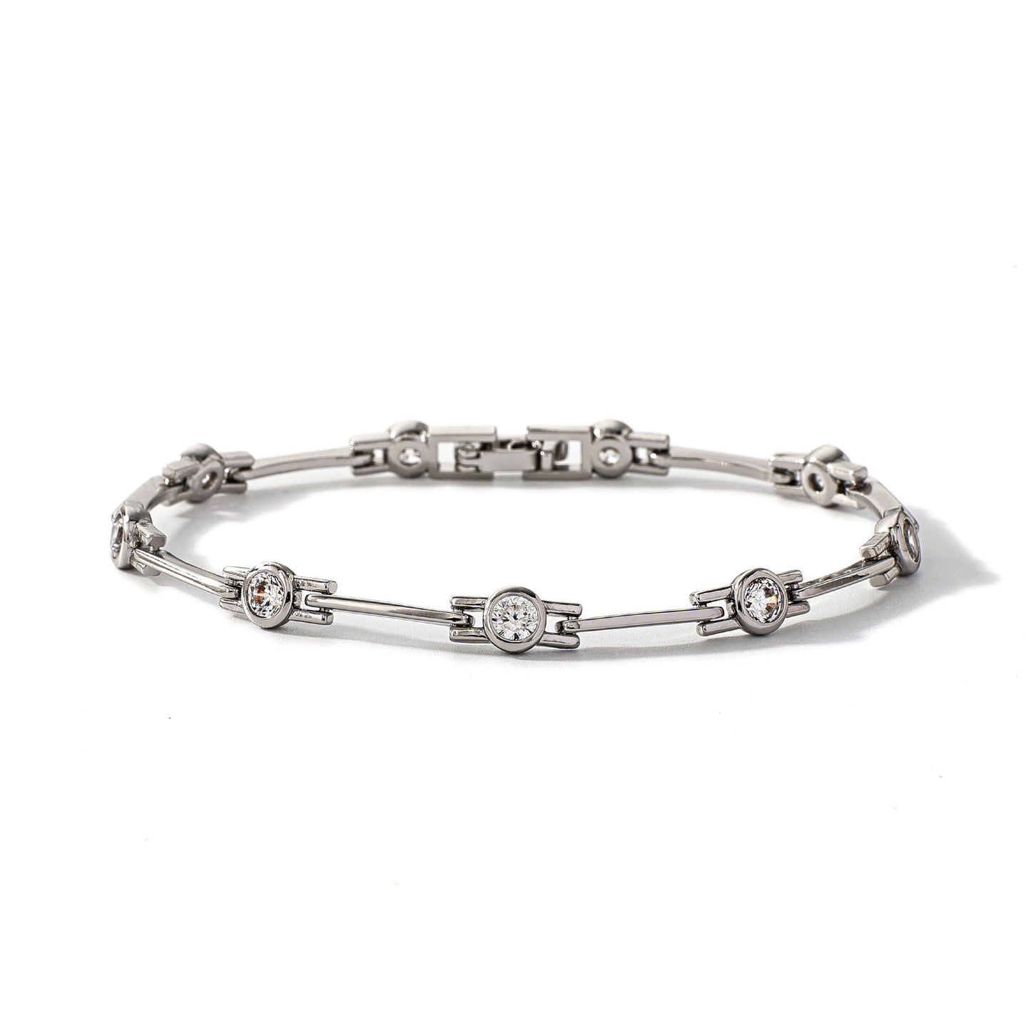 14K Real Gold Inlaid Zirconium Bracelet