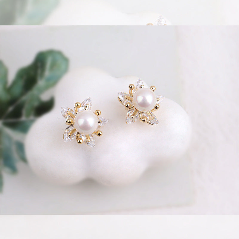 Freshwater Pearl Lubinghua Earrings