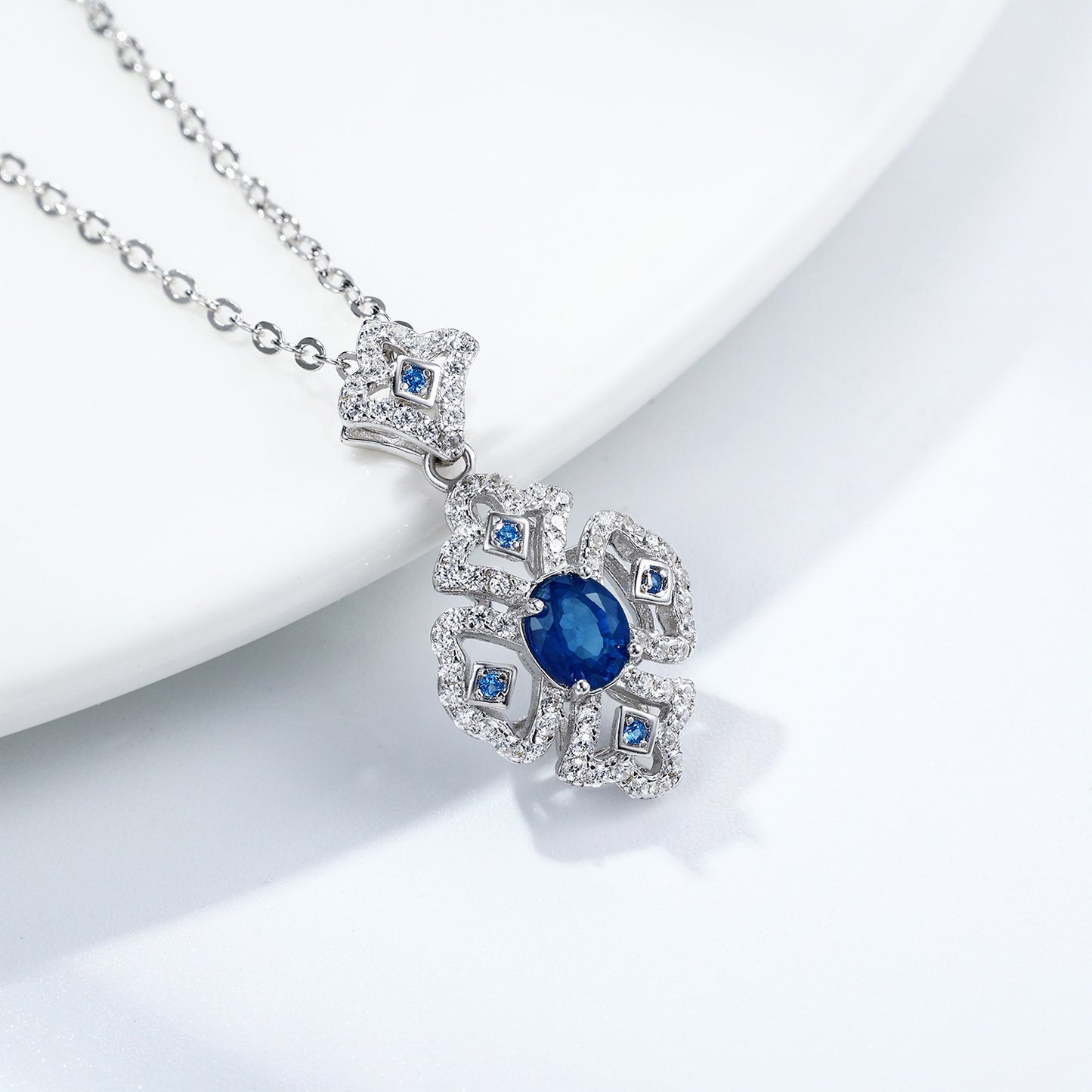 Versatile Natural Sapphire Pendant