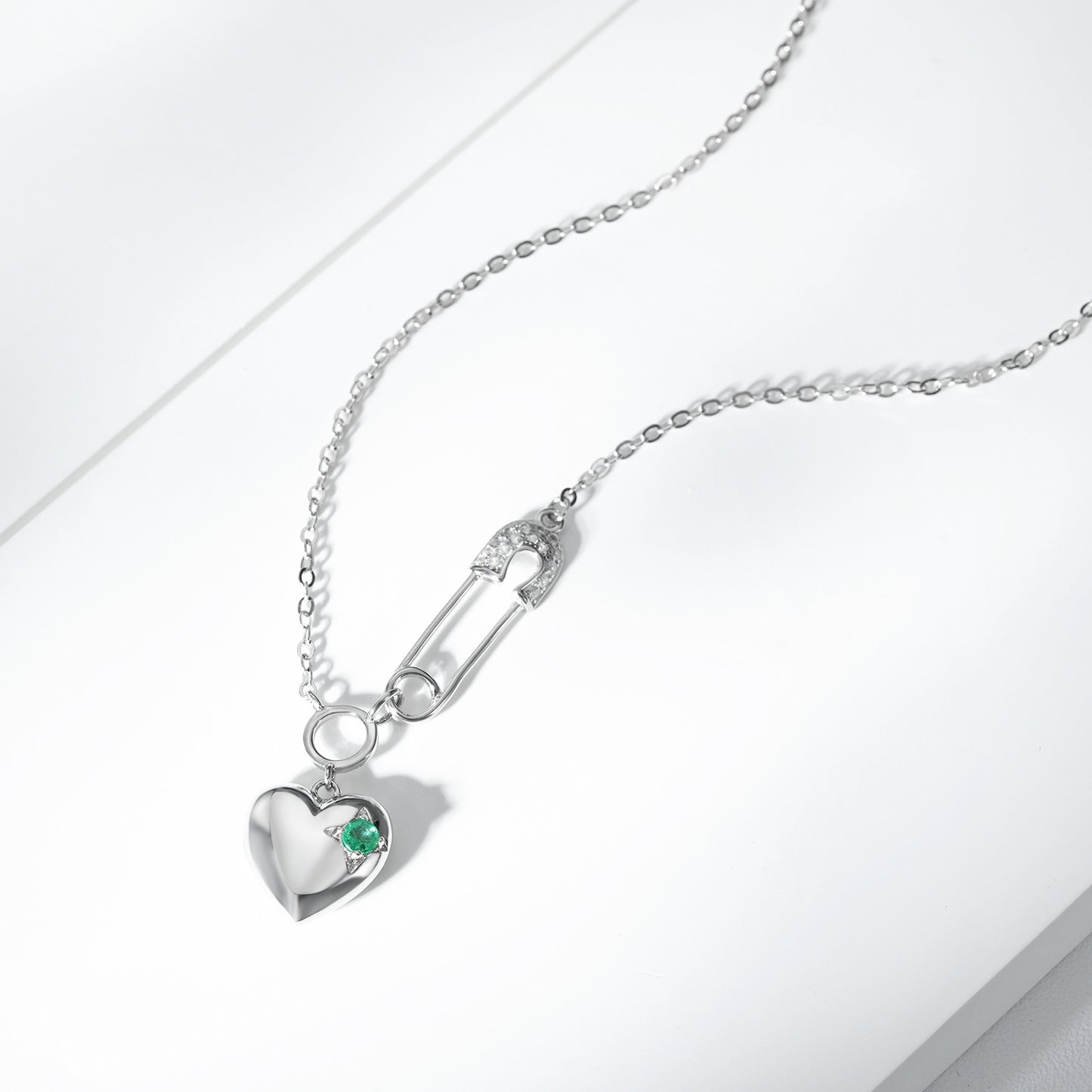 Emerald Heart Pendant
