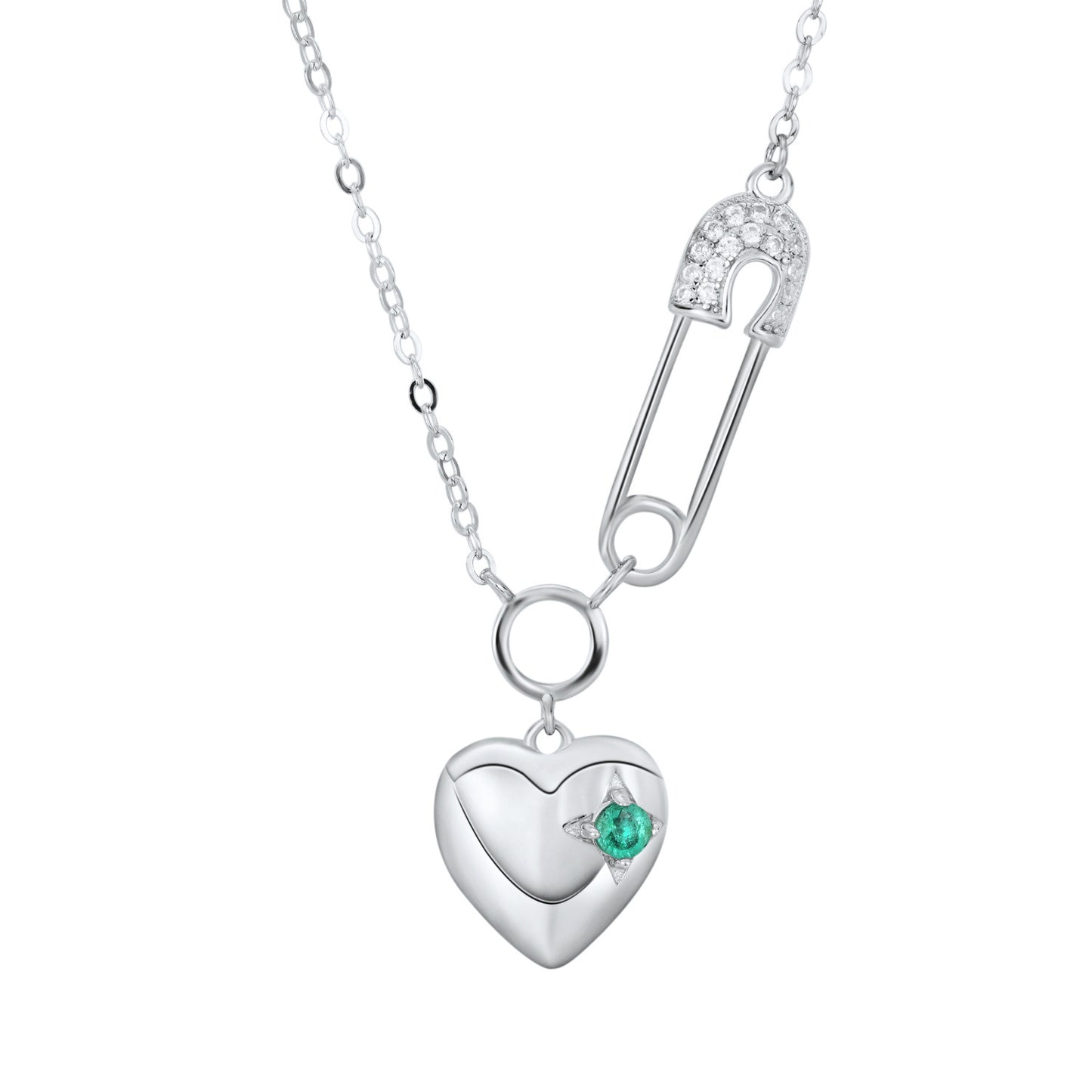 Emerald Heart Pendant