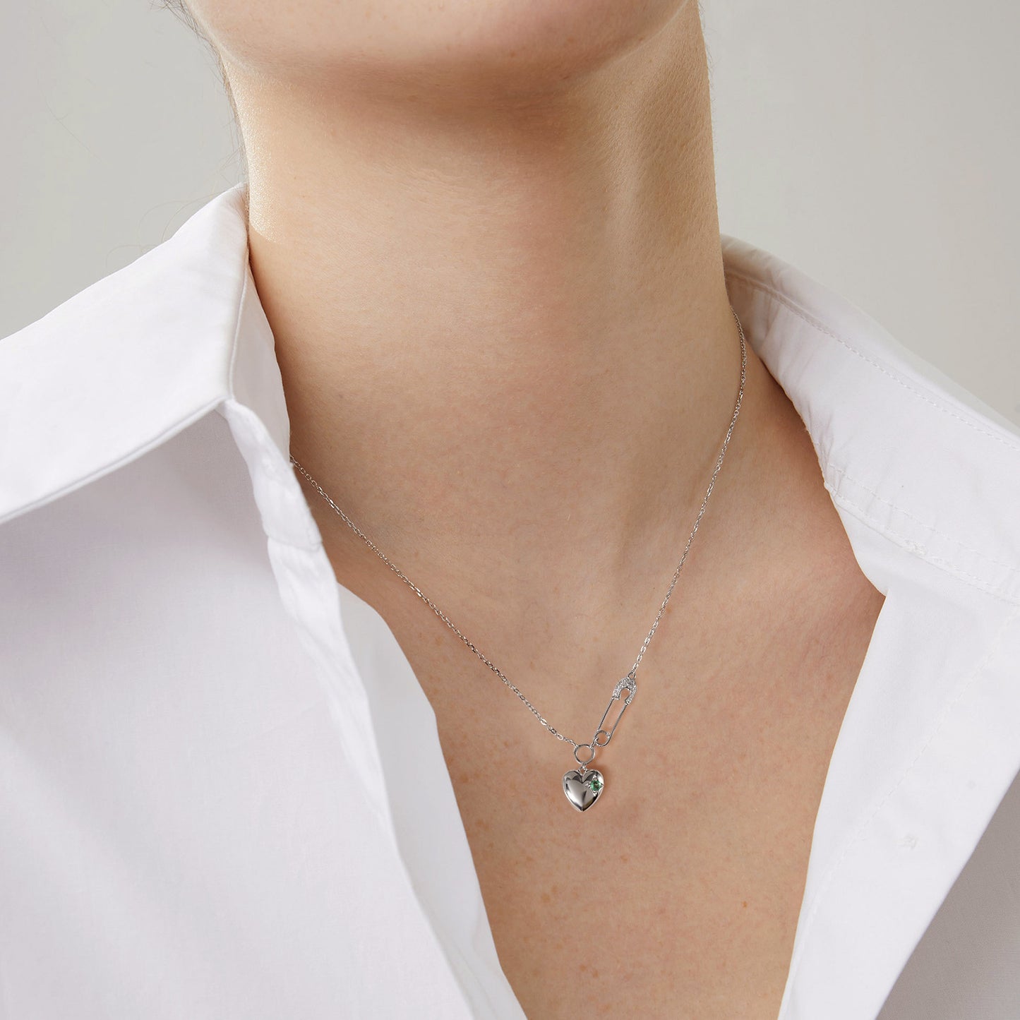 Emerald Heart Pendant