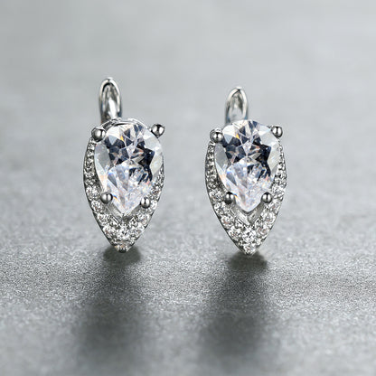 Four-claw Lvzuan V-shaped Earrings