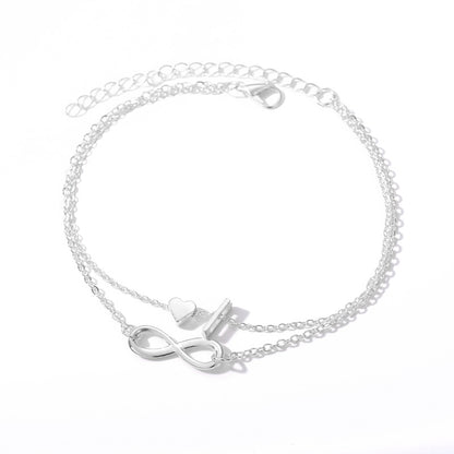 Beach chain clavicle Anklet