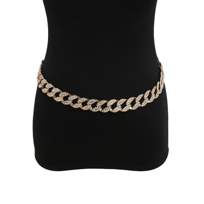 Generous Geometry Zircon Waist Chain