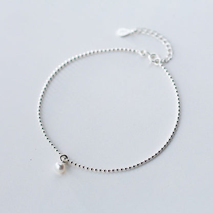 Anklet Light Bead Pearl Anklet