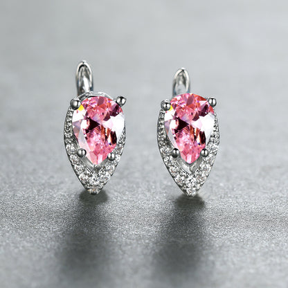 Four-claw Lvzuan V-shaped Earrings
