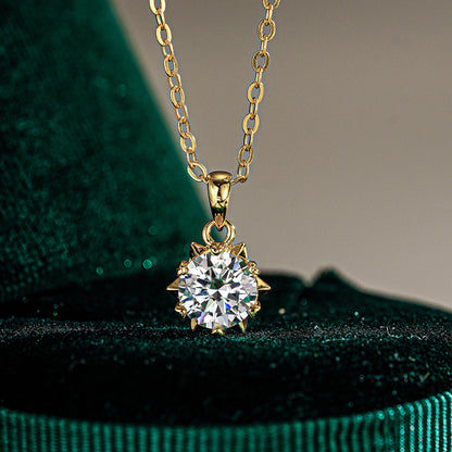 Pendant Moissanite Necklace