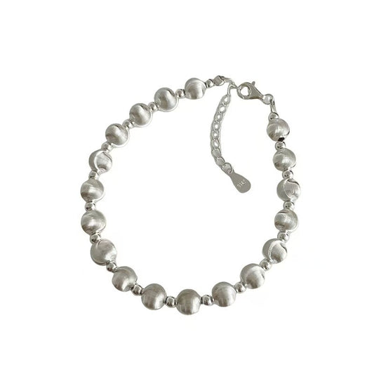 Brushed Cat Eye Bead Bracelet