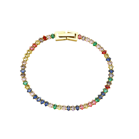 Rainbow Color Zircon Bracelet