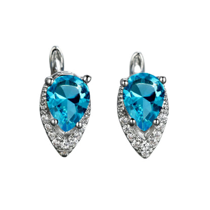 Four-claw Lvzuan V-shaped Earrings