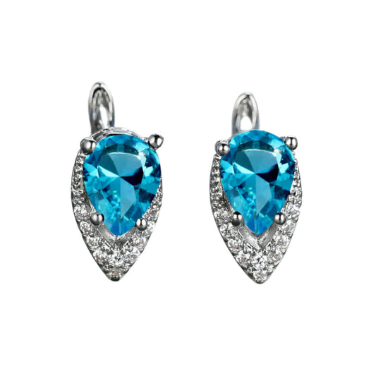Four-claw Lvzuan V-shaped Earrings